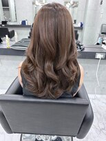 エンディアリング 東銀座(Endearing)&nbsp;斜めバング/グレージュカラー/デザインカラー/眉毛/銀座/東銀座