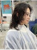 【南船場/hen】ウルフパーマ ウルフカット