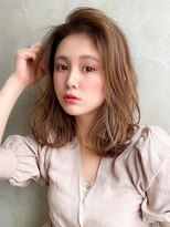 ラルユー 金山(LallYou)&nbsp;黒髪/グレーベージュ/レイヤーロング/前髪パーマ