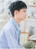 爽やか◎黒髪マッシュ小顔束感カットc5越谷20代30代40代