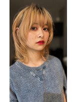 アンシェリ バイ フラミューム 戸塚店(Ancheri by flammeum)&nbsp;前下がりセンターパートボブ 【戸塚】【踊場】【東戸塚】