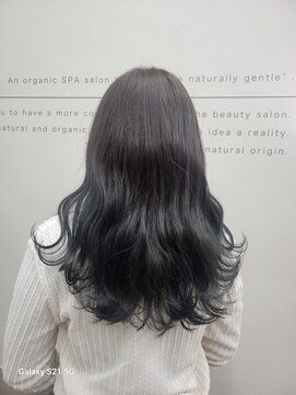 ヘアースパ ノッシュ 藤崎店(Hair Spa Nosh) ダークブルー×グラデーション