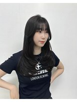 シェノン 梅田(CHAINON)&nbsp;韓国レイヤーカット×暗髪ヘア×髪質改善