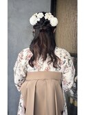 慶應義塾大学卒業式袴着付けヘアアレンジ☆日吉
