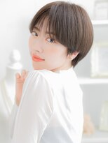 モッズヘア 越谷(mod's hair)&nbsp;アッシュオリーブ小顔前下がり丸みショートc6越谷20代30代40代