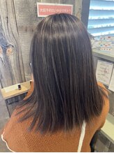 ロゴス 天王台北口店(LOGOS) くびれヘア/アプリコットオレンジ/ハイライトカラー/天王台