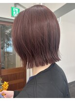 ワインレッド　ボブ