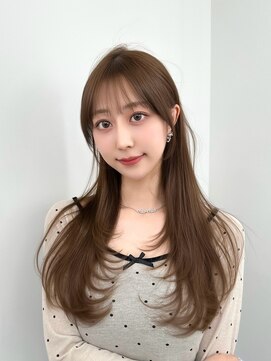 アマトウキョウ アユンチェ(AMA TOKYO×AYUNCHE) 前髪顔まわり韓国ヘアレイヤーカットサイドバンク2wayバンク韓国