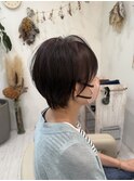 大人かわいいショートボブ