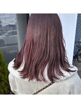 エフブンノイチヘアースペース(1/f HAIR SPACE) 暖色カラーワインレッド