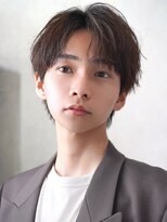 ゼロ 渋谷(XeRo) メンズ韓国センターパート【ナチュラル緩めスパイラルパーマ】