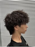 マッシュウルフツイストスパイラルメンズパーマメンズカット柏駅