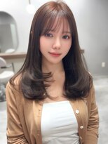 ボタン ハカタ(VOTAN hakata) ◎ 暗めカラー/前髪/顔まわりカット/ブラウンベージュ/博多 ◎