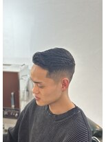 リルホビーズメンズグルーミング(Lil Hobbys Men's Grooming)&nbsp;＜理容室＞＜バーバー＞アイロンパーマサイドパート