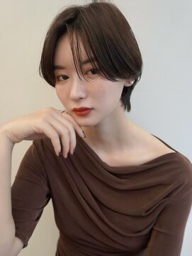 POCKET郡山安積店 ショートカットレイヤーカット髪質改善縮毛矯正【4月1日OPEN予定】 ハンサムショート×髪質改善カラー