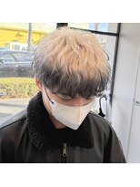 メンズサロンラシルバイレストプラス(MEN'S SALON racil by rest plus)&nbsp;White × Black