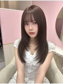 艶感UP◎髪質改善ブラウンカラーレイヤーカット×髪質改善/新宿n