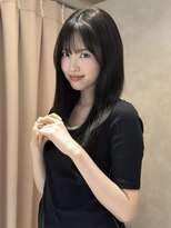 ペレ 原宿(PELE)&nbsp;ミルクティーブロンドダークブルーデジタルパーマ原宿