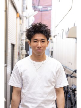 サンズ 梅田(SUNS) スパイキーショートツイストパーマ