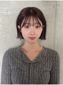 韓国タッセルボブ☆切りっぱなしボブ/ショートボブ/耳掛けボブ