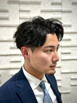 ブロートーキョーバーバーショップ 神田2nd(Bro Tokyo BARBERSHOP)&nbsp;ナチュラルセンターパート