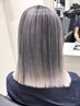 バレイヤージュカラー+前処理TR