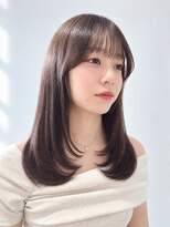 イーストハムアネーロ(EAST HAM anello)&nbsp;透明感シアーブラウン/ナチュラルレイヤー/顔まわりカット