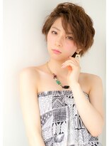 オーガスト ヘア ネイル(AUGUST hair nail) くしゃっともみ込むだけ！セミウェットショート　　横浜