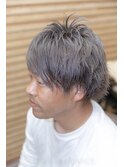 ブリーチ必須 シルバーグレー
