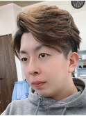 ツーブロック×ナチュラルパーマ