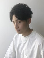 ロックス バイ マグ 松本(rocks BY MAG) 20代30代メンズスパイラルパーマワイルドオシャレ感アッシュ