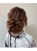 ルーズアップヘア