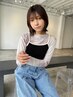 【3ステップケア】　カット+N.カラー+トリートメント　￥10450　ホームケア付