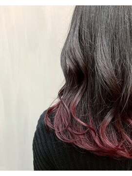 トップヘアー 中庄店(TOP HAIR fuapua) グラデーションローズカラー『Nao』