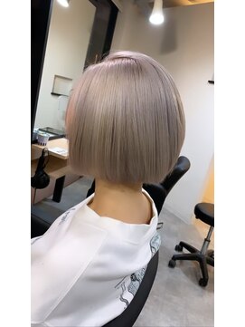 ラフ 難波店(LAFF) #黒髪#ボブルフ#ネビージュ#小顔#ワンレン