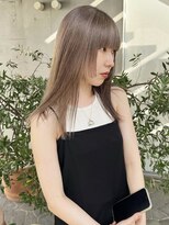 ローウェ 愛知豊橋(Louwe)&nbsp;髪質改善トリートメント透明感ベージュカラーボブヘアセット豊橋