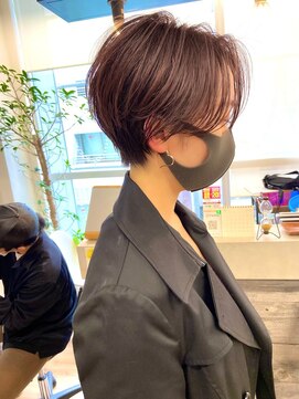 サンド 鹿児島中央(sand) 黒髪/グレーベージュ/レイヤーロング/前髪パーマ[鹿児島駅]