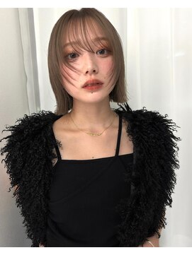 ソヨン 大宮2号店(SOYON) 小顔顔周りレイヤーに切りっぱなしボブ◎