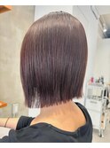 20代30代40代大人可愛い切りっぱなしボブ