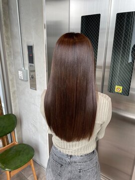 シアー(SHEER.) 髪質改善カラー×ベージュブラウン【表参道,青山,外苑前美容室】