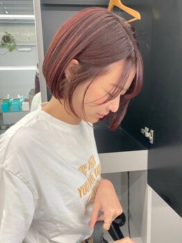 キーチェ 梅田中崎町(keych)の写真/『透明感?マット感?』お好みはどちらですか*オフィスもプライベートもOKな"ダブルカラー"[梅田駅/中崎町駅]