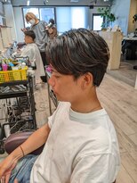 コワファーストナガサキシャンプーボーイ(COIFF1RST NAGASAKI SHAMPOO BOY)&nbsp;ハンサムショート×ニュアンスパーマ