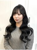 グレーブラック×韓国レイヤーカット○【KAKO】