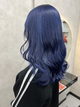 ルノン フィージュ(LUNON fieju) ネイビーブルー/ブリーチカラー/ビビットカラー