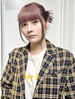 ココ 原宿(KOKO)&nbsp;黒髪小顔クラゲヘアーオリーブグレーココアベージュ