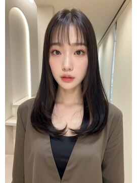 ドロシー 郡山桑野店(Dorothy) イメチェンハッシュカットフルバング似合わせレッドブラウン