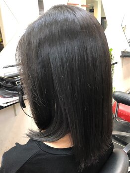 【《パリコレ参加!!》LAロングビーチヘアーショー参加ベストアーチスト賞受賞☆】自然なストレートヘアへ＊