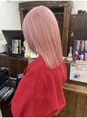 ペールピンク×ブリーチ2回 【横須賀中央】