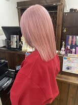 ジャストビューティー リアリー(just beauty Really)&nbsp;ペールピンク×ブリーチ2回 【横須賀中央】