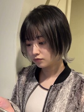 エクファ ヘア リゾート 大津 瀬田店(ex-fa hair resort) イメチェン/ホワイトブロンド/外ハネボブ/美髪/大津/瀬田